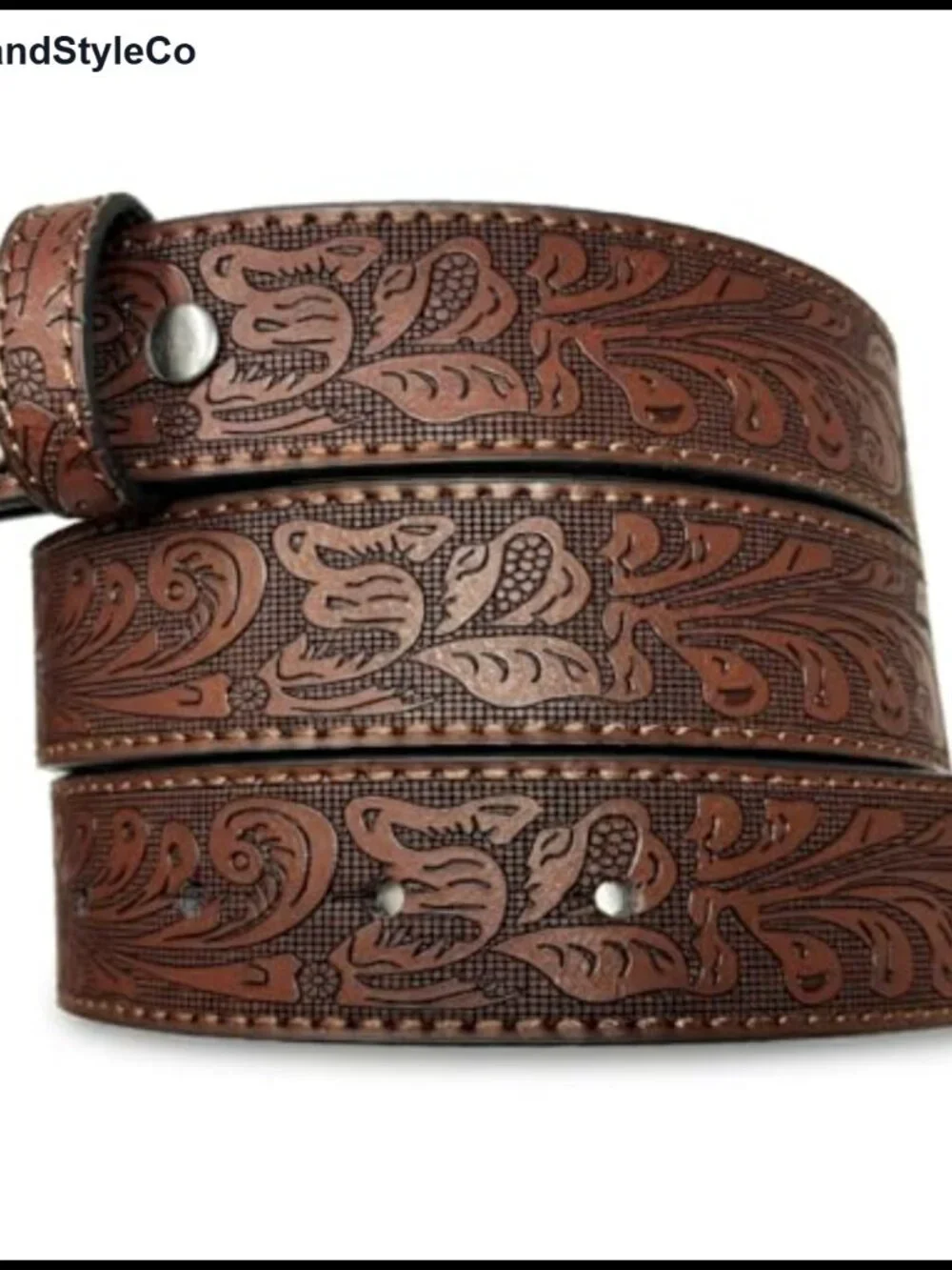 Women's Leather Western Belt 1.25